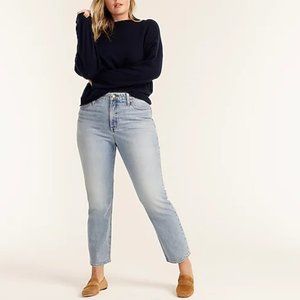 J. Crew Curvy high-rise straight jean 26